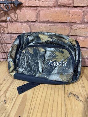 New Rocky Hunting Camping Hiking Outdoor 4 Pocket Waist Fanny Pack Woodland Camo